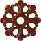 Ekena Millwork Angel Ceiling Medallion (Fits Canopies up to 4 3/8"), 20 7/8"OD x 3 5/8"ID x 1"P, Firebrick CM20ANFIF - alternate 1